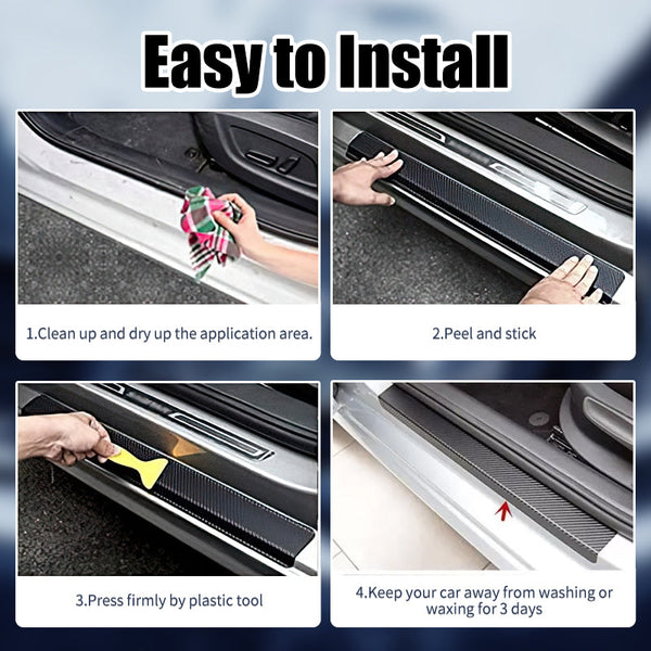 Carbon Car Door Sills Stickers( 4PCS ) – goodtimespg